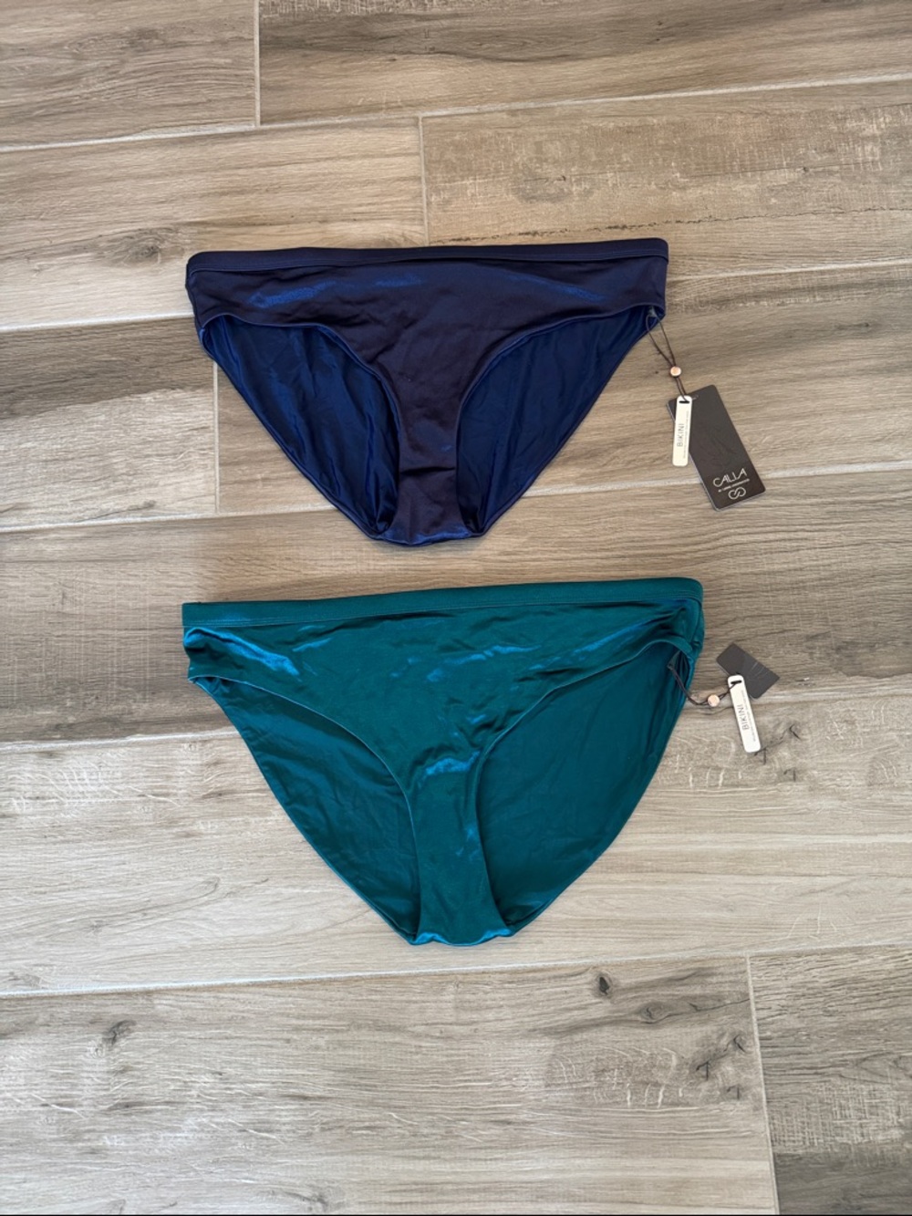 NWT Lot of 2 CALIA XL Shine Bikini Bottoms